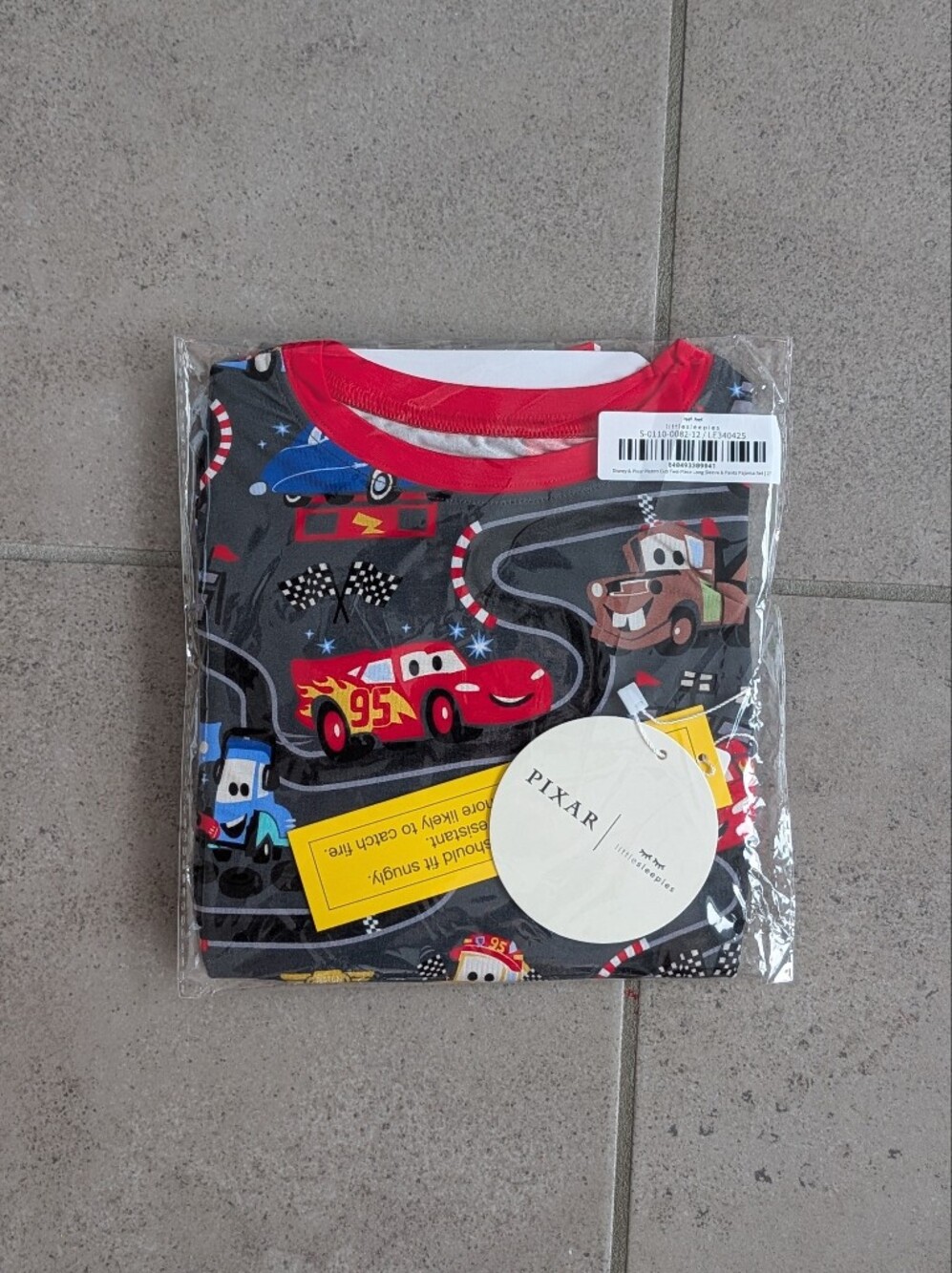 Little Sleepies Disney Pixar Cars Piston Cup 2T